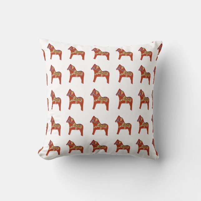 Dala Horse Pillow (Front)