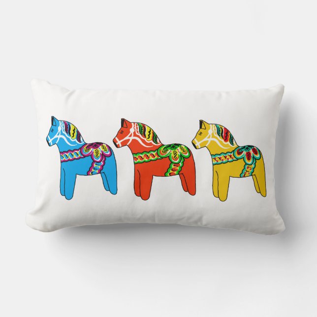 Dala Horse Pillow (Front)