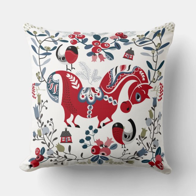 Dala-horse pillow (Front)