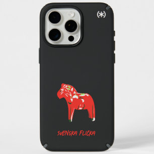 Dala Horse Svenska Flicka iPhone 15 Pro Max Case