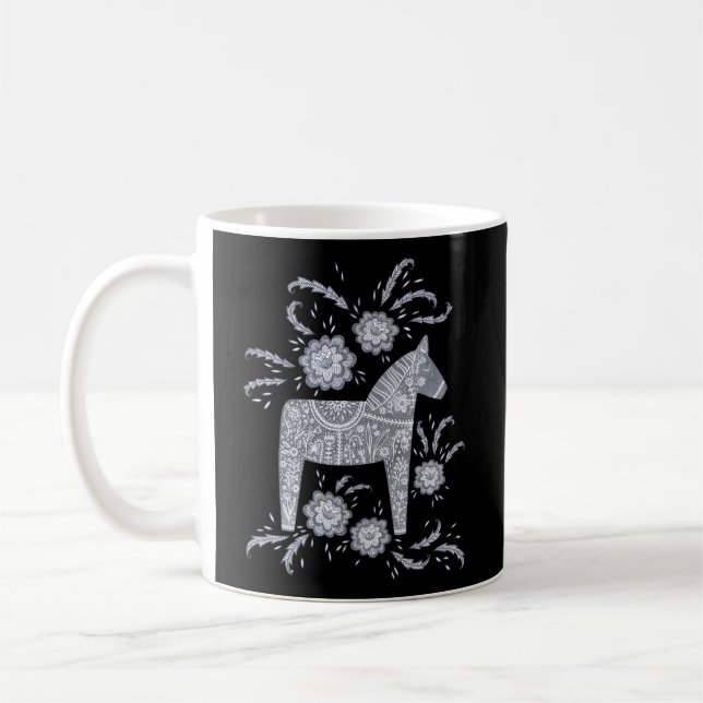 Dala Horse Swedish Coffee Mug (Left)