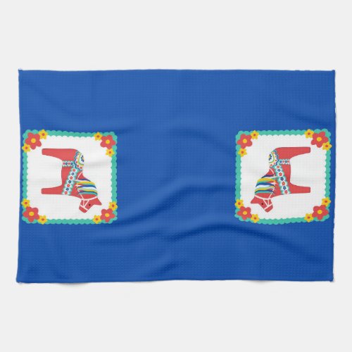 Dala Horse Swedish Kitchen Towel