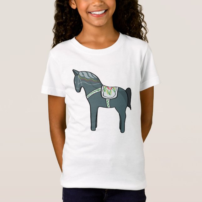 Dala horse T-Shirt (Front)