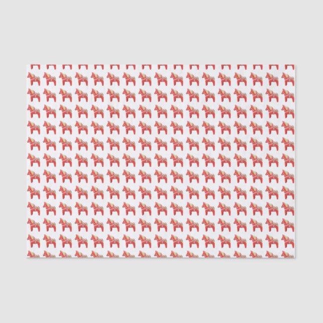 Dala Horse Tissue Paper (Front)