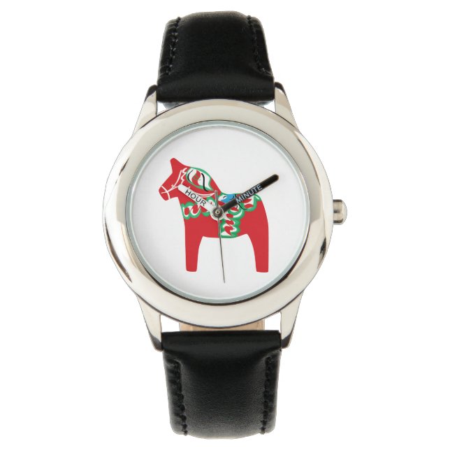 Dala Horse Wrist Watch (Front)