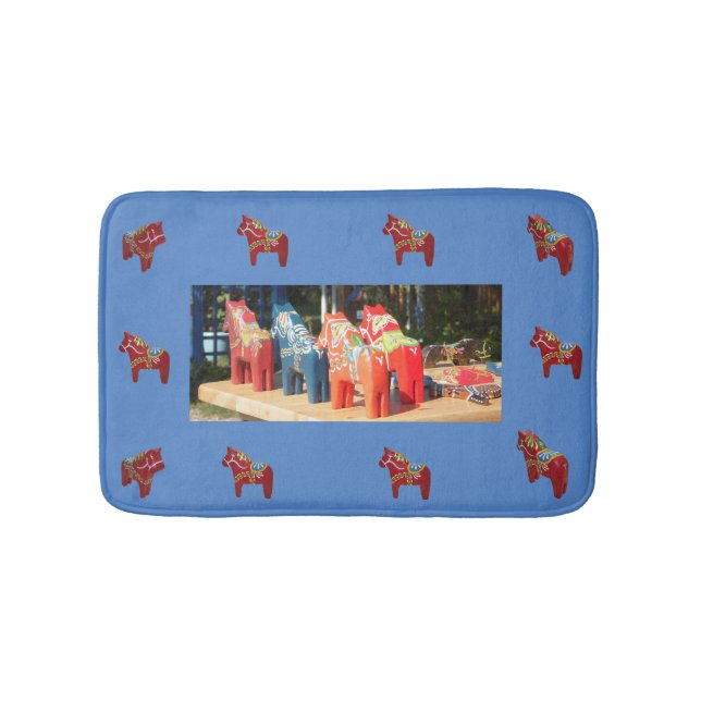 Dala Horses Bath Mat (Front)