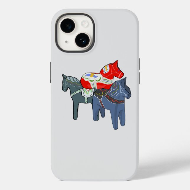 Dala Horses Case-Mate iPhone Case (Back)