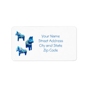 Dala Horses Label