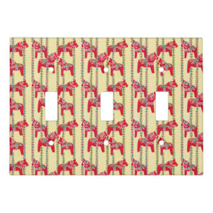 Dala Horses Light Switch Cover