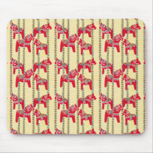 Dala Horses Mouse Pad