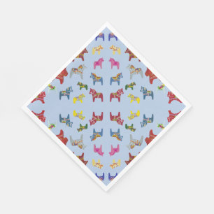 dala horses napkins