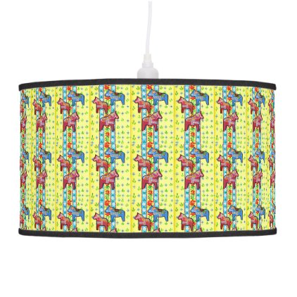 Dala Horses Pendant Lamp