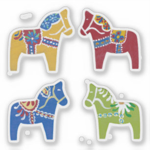 Dala Horses Sticker