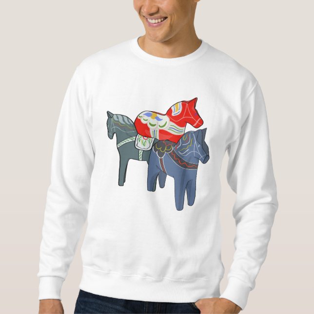 Dala Horses Sweatshirt (Front)