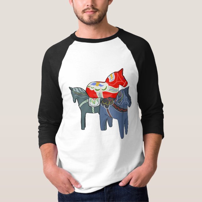 Dala Horses T-Shirt (Front)