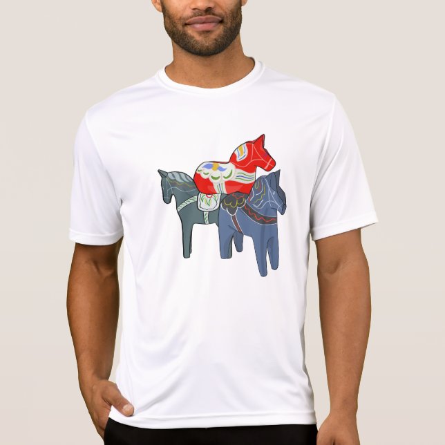 Dala Horses T-Shirt (Front)
