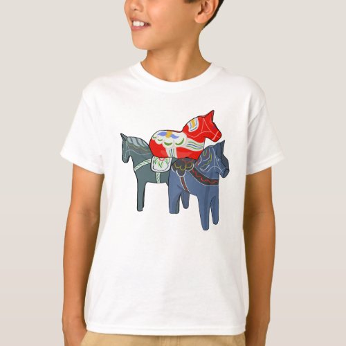 Dala Horses T_Shirt