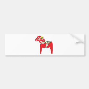Dalahäst Dala horse Bumper Sticker