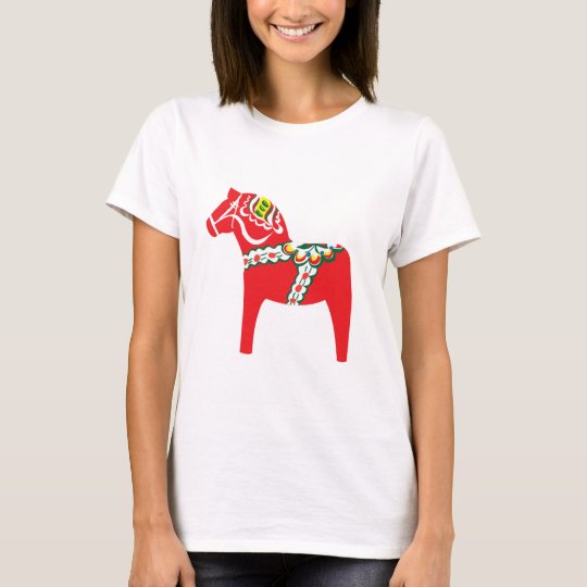 dala horse t shirt