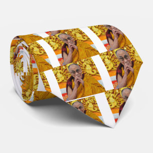Dalai Lama Buddha Buddhist Buddhism Meditation Neck Tie