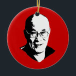 Dalai Lama Ceramic Ornament<br><div class="desc">PoliticalT-shirts.com: Browse the full spectrum of political gifts and apparel. Political bumper stickers, hoodies, buttons, magnets, mugs, posters, and more. Choose Republican, Democrat, Liberal, or Conservative Humor Tees, and 2010 Campaign Gear & 2012 Campaign Gear.</div>