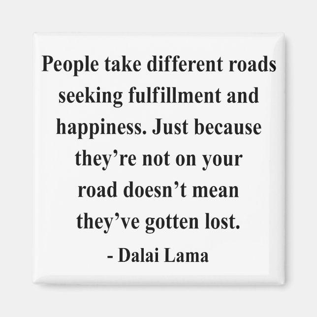 dalai lama quote 1a magnet (Front)