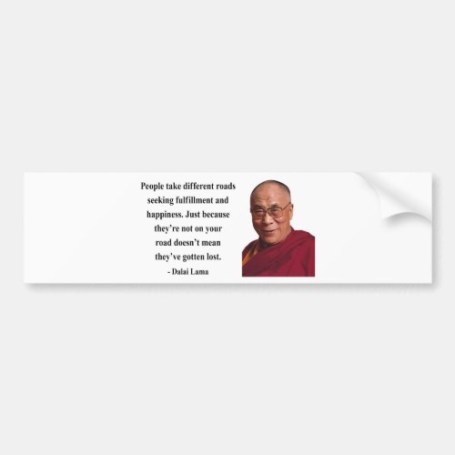 dalai lama quote 1b bumper sticker