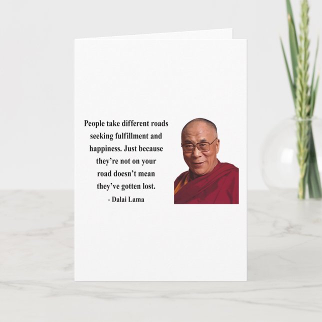 dalai lama quote 1b card (Front)
