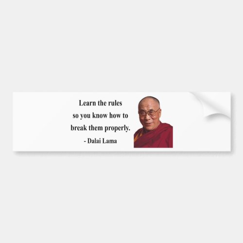 dalai lama quote 2b bumper sticker
