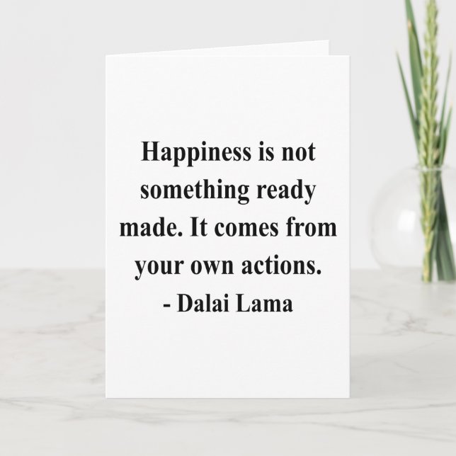 dalai lama quote 9a card (Front)