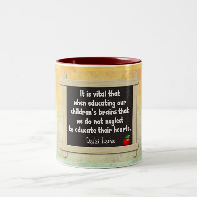 Dalai Lama quote - Coffee mug (Center)