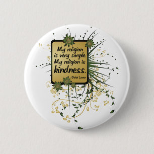 Dalai Lama Religion Quote Button