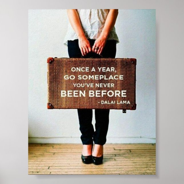 Dalai Lama Travel Poster (Front)