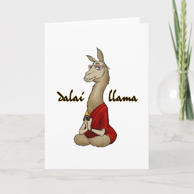 Dalai Llama Card (Front)