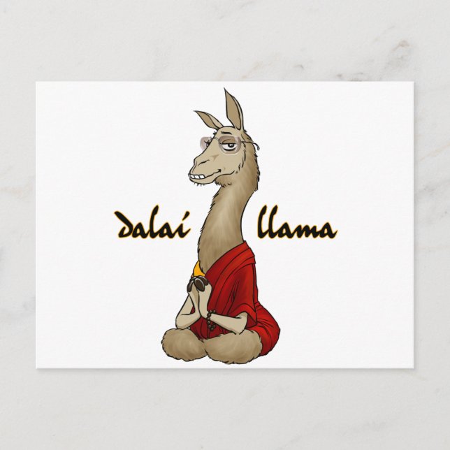 Dalai Llama Postcard (Front)