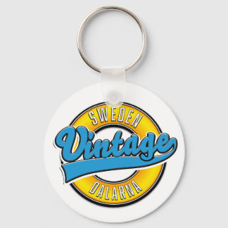 Dalarna Sweden vintage Keychain