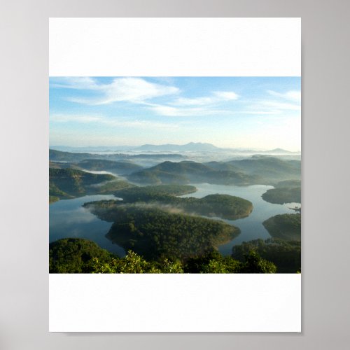 Dalat Vietnam Photography Scenic Art Poster