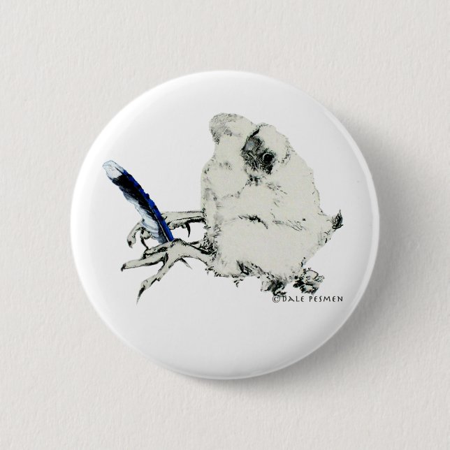 Dale Bluejay Button (Front)