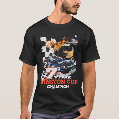 dale earnhardt 7time champions T_Shirt