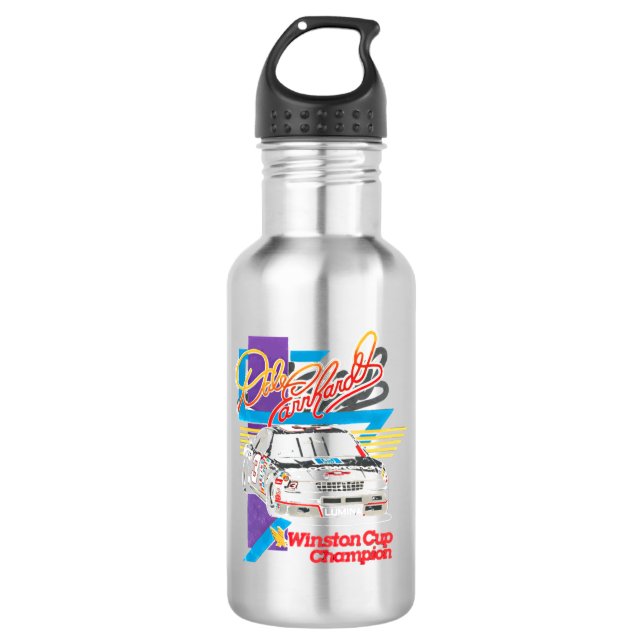 Dale Earnhardt Champion Stainless Steel Water Bottle (Front)