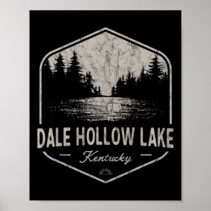 Dale Hollow Lake Kentucky Outdoors Vintage Poster