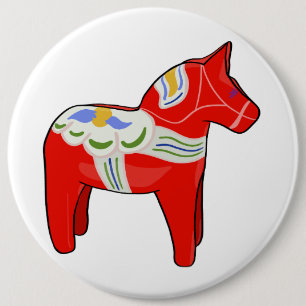 Dalecarlian horse button