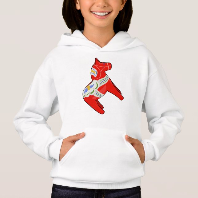 Dalecarlian horse hoodie (Front)