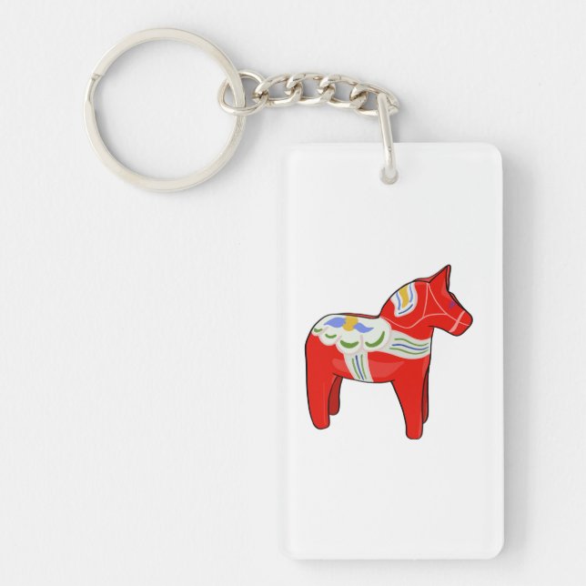 Dalecarlian horse keychain (Front)