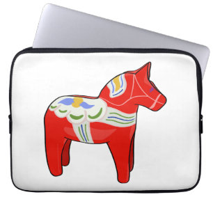 Dalecarlian horse laptop sleeve