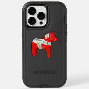 Dalecarlian horse OtterBox iPhone 14 pro max case