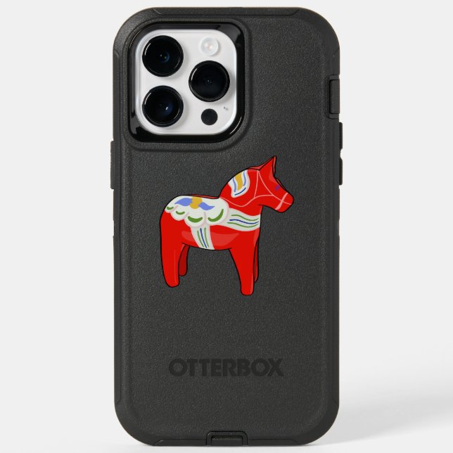 Dalecarlian horse otterbox iPhone case (Back)