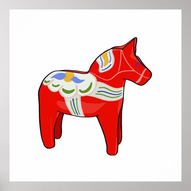 Dalecarlian horse poster (Front)