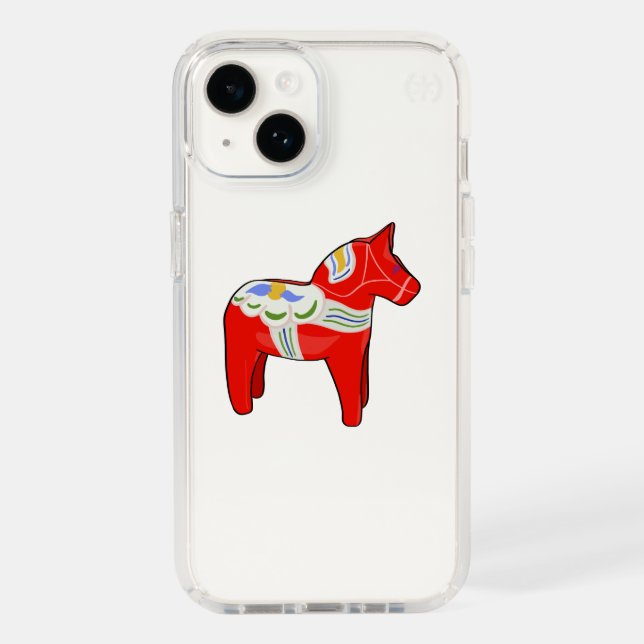 Dalecarlian horse speck iPhone case (Front)