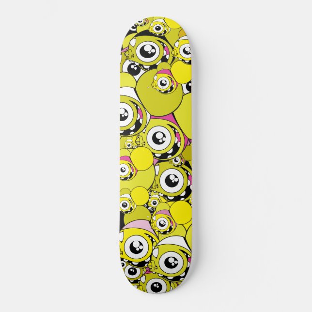 Dalek "Eyes" Skateboard Deck (Front)